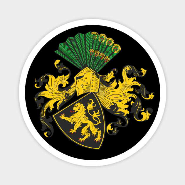 Plauen House - Coat of Arms Magnet by blackroserelicsshop@gmail.com